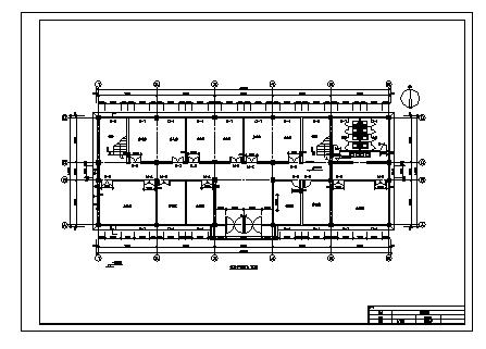 土木工程毕业设计办公楼设计4100平米七层框架结构办公楼建筑施工cad