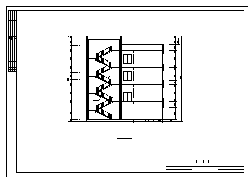 土木工程毕业设计7000平米某市某四层第三中学教学楼建筑设计cad图含
